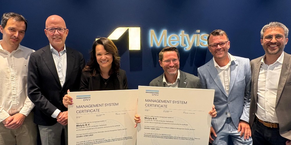 DNV issues first ISO/IEC 42001 certificate in the Netherlands to Metyis