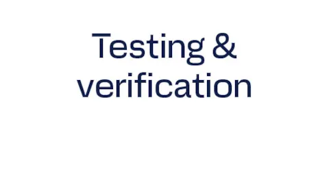 Cyber security - Testing & verification