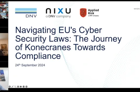 Navigating EU's cyber security laws: The journey of Konecranes towards compliance