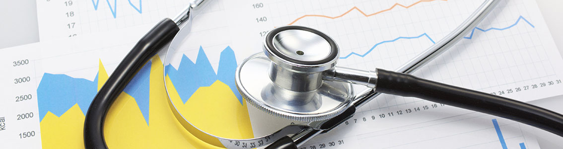 Stethoscope with graphs