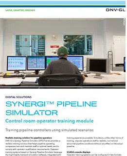Synergi Pipeline Simulator Trainer flier